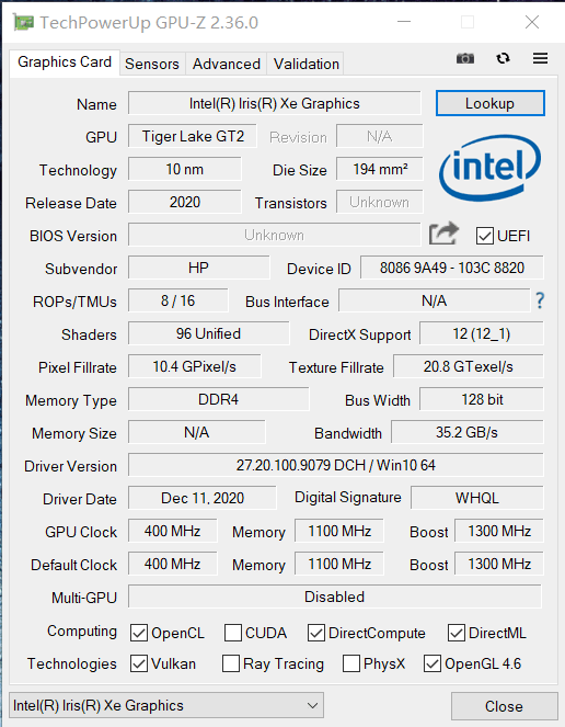 惠普envy13有通过evo认证吗