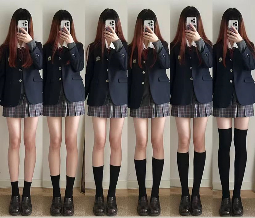 校服裙子配什么袜子?看"袜子"如何做主角