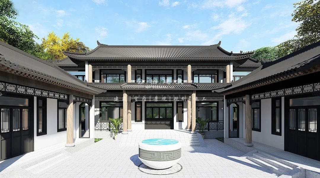 10款两层三合院大宅,尽显国粹韵味