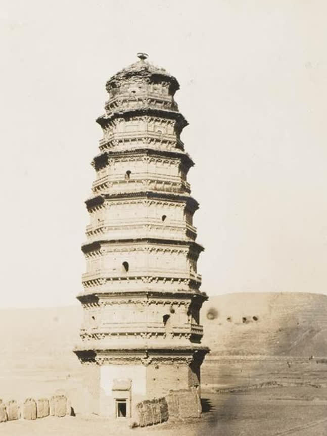 1910年陕西彬县彬州市老照片百年前的彬县乡野风貌
