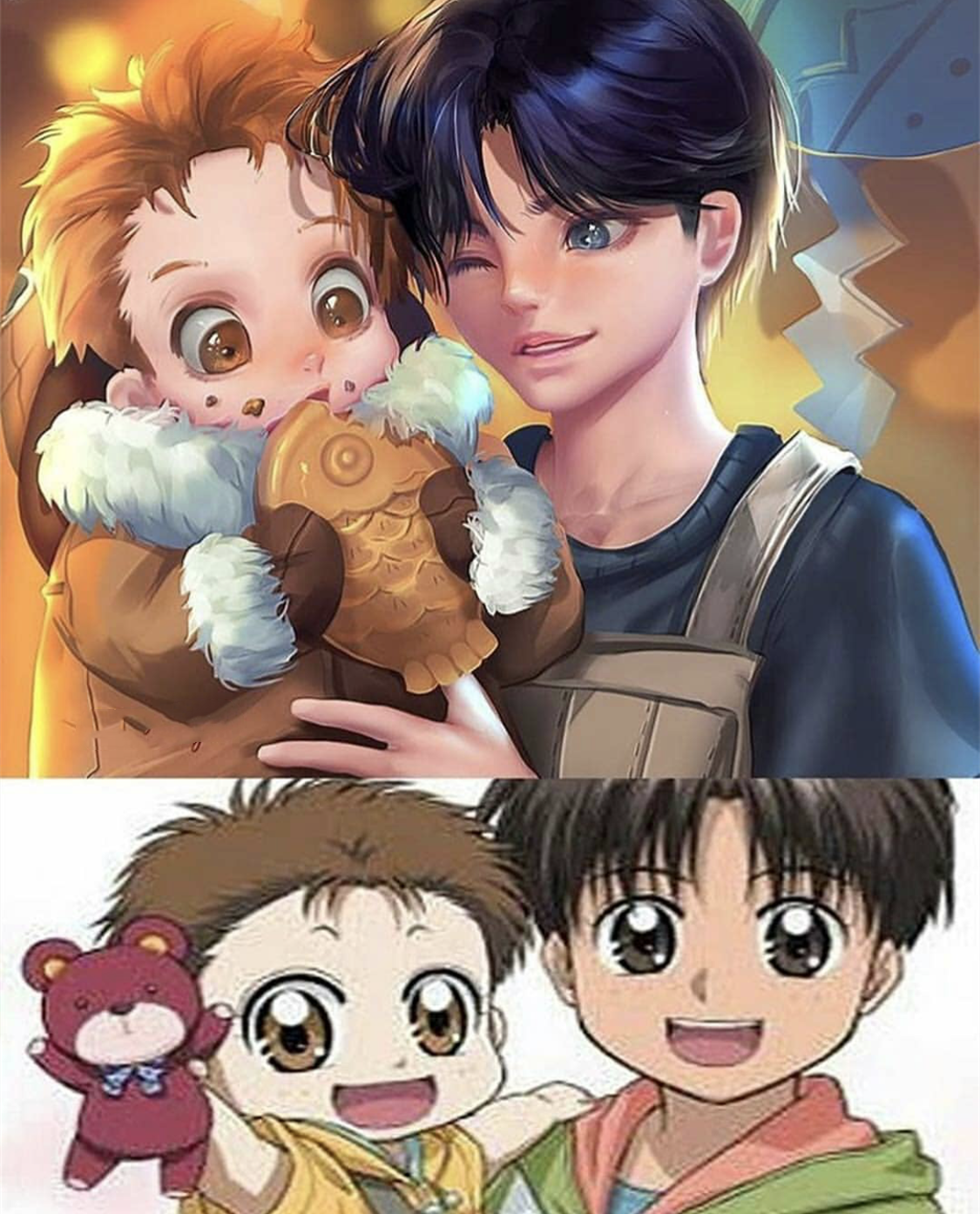 童年记忆中的动漫人物长大了,满满的都是cp感