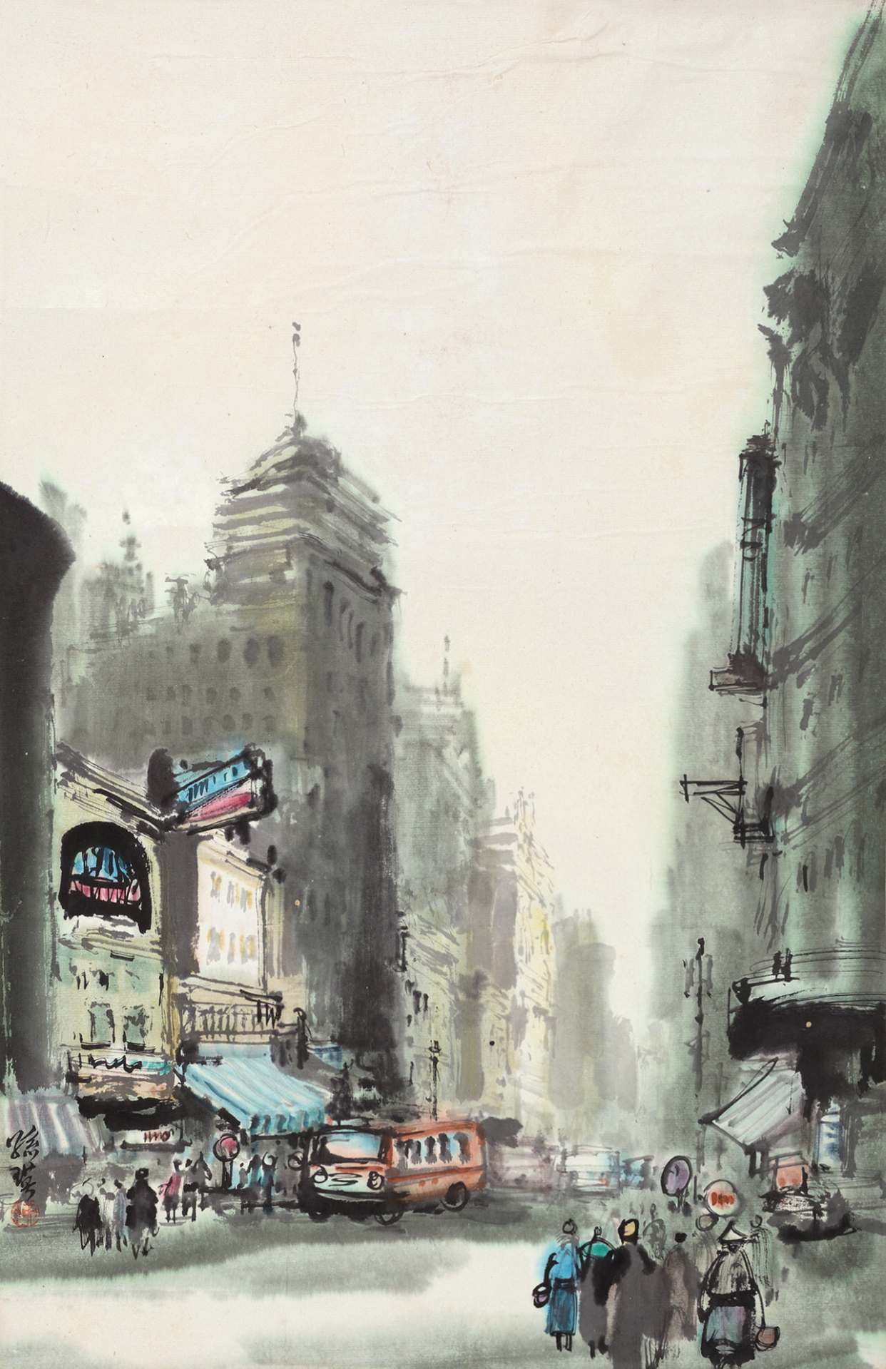 「津门网」自学成材,勇于创新,国画大师 孙大石 绘画作品欣赏