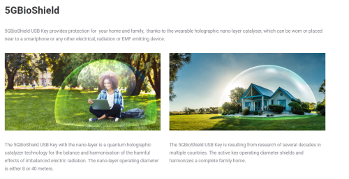 推荐割反5G“韭菜”，英国一公司推出防辐射“5G生物护盾”