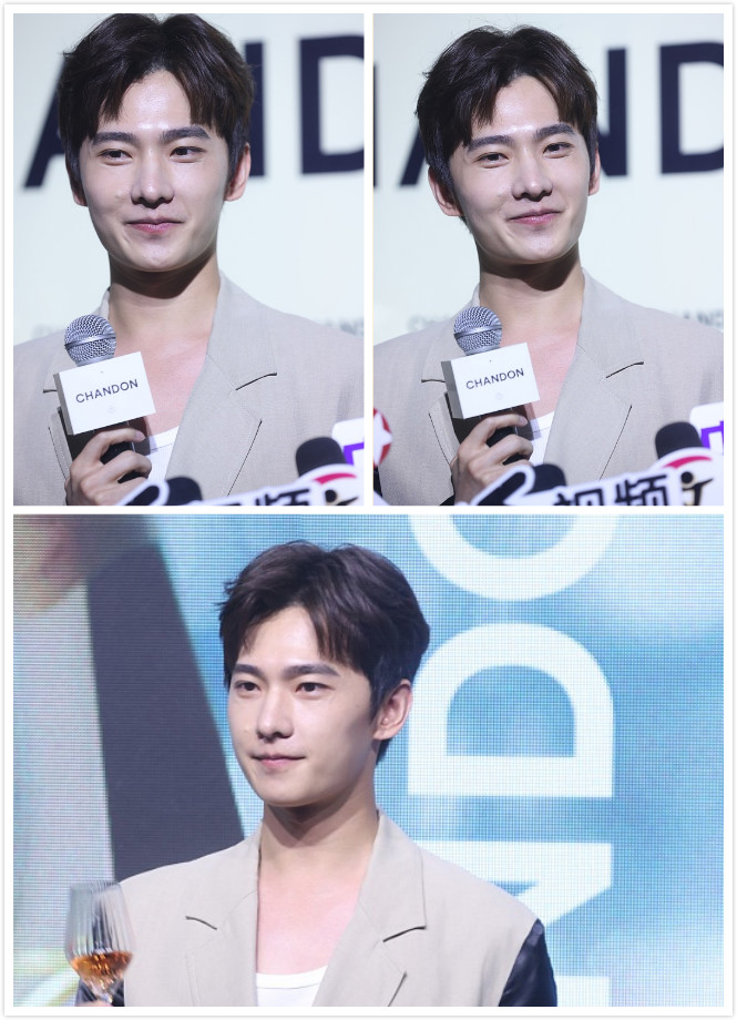 杨洋虽然脸上长痘痘了,气质还是那么的帅,穿的衣服显瘦效果不错