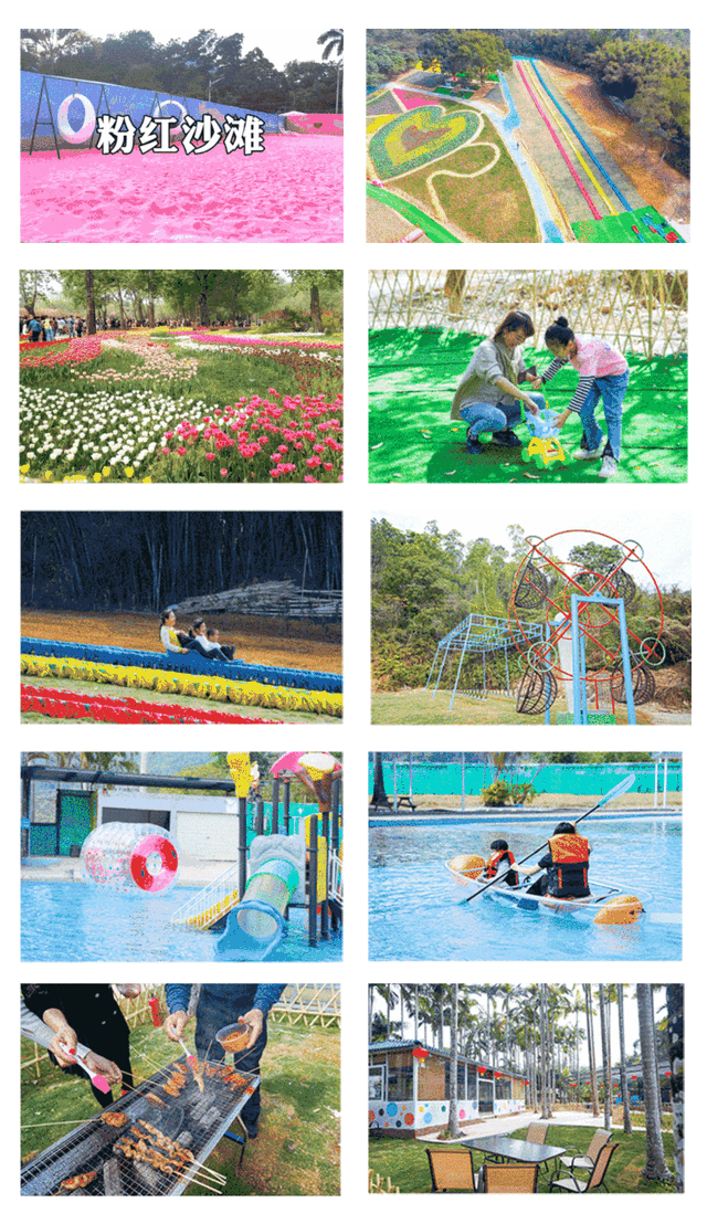 在樱花盛放,漫天粉雪中,一起来中山坦洲快活谷乐园游玩吧