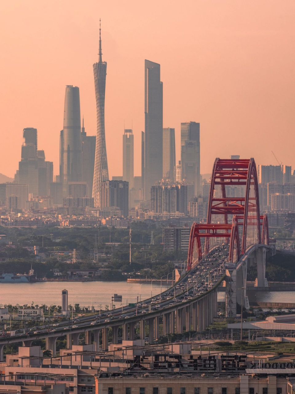 广州|进城之路 珠江新城与新光大桥的邂逅 一直想打卡这里,2023年6月