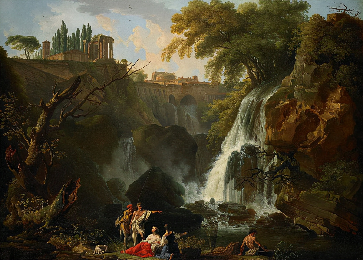 18世纪法国杰出的风景画大师,克洛德·约瑟夫·韦尔内油画欣赏