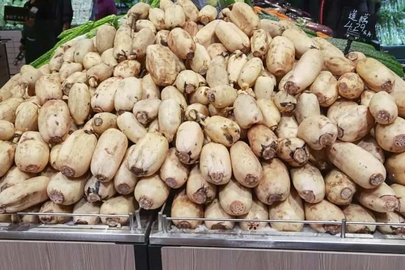 莲藕易变色,陈列应该这样操作