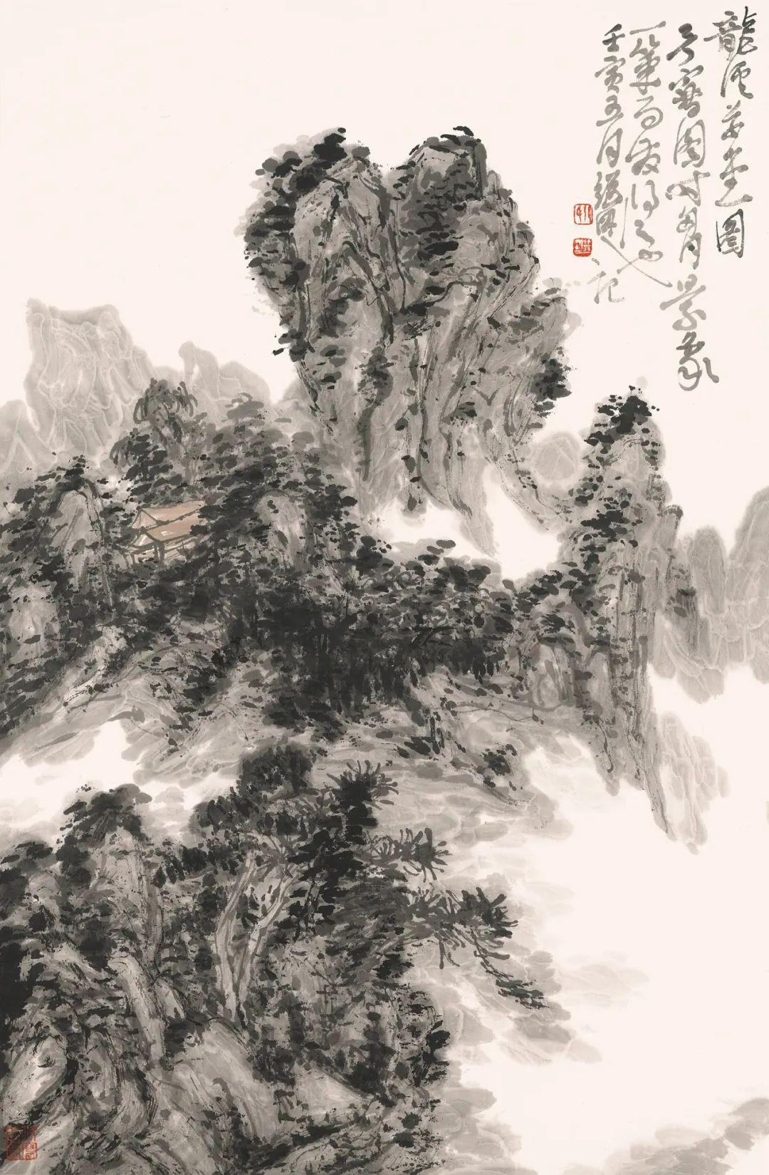 张继刚2022年山水画作品赏析