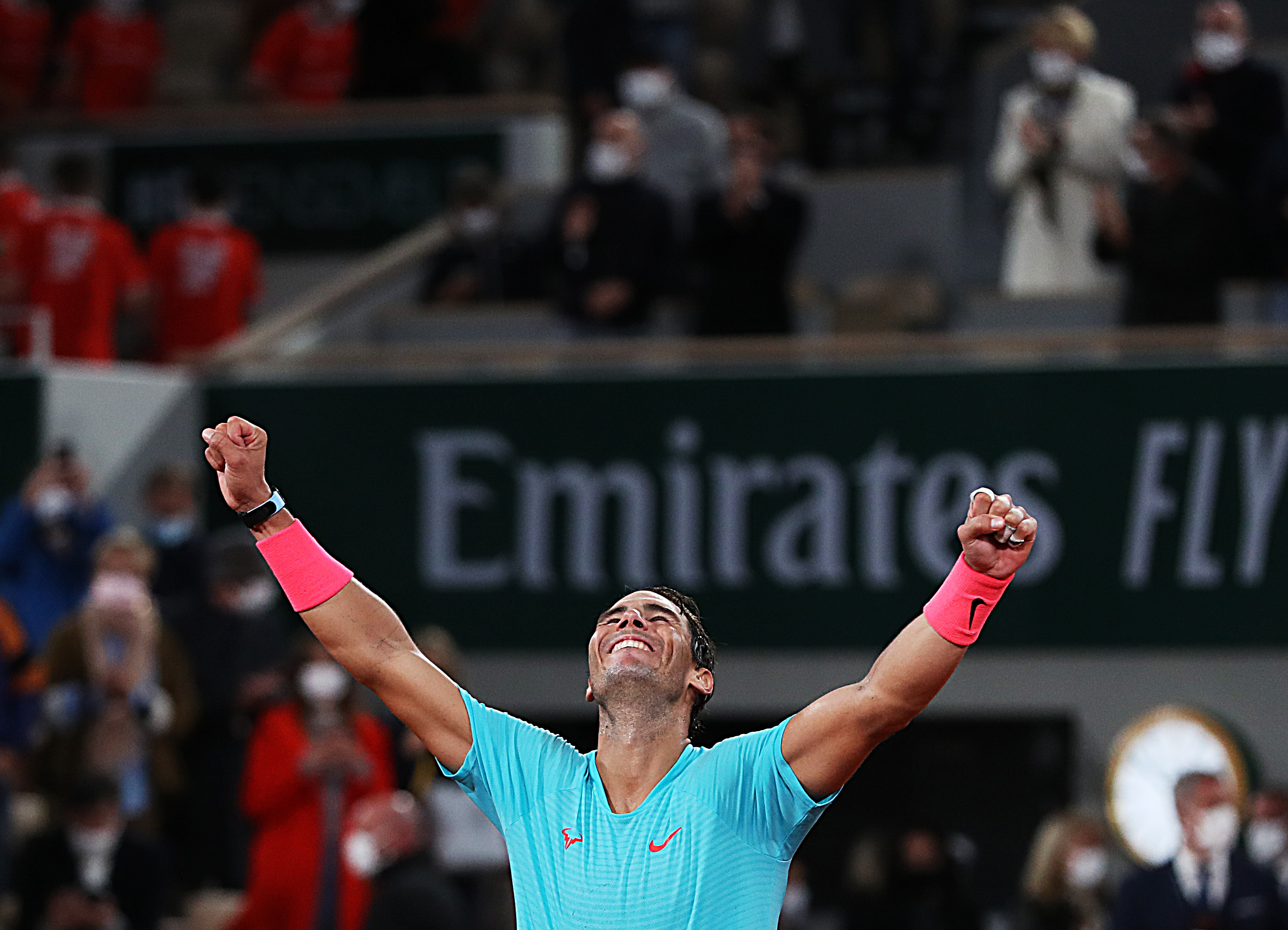 网球——法网男单决赛:纳达尔夺冠