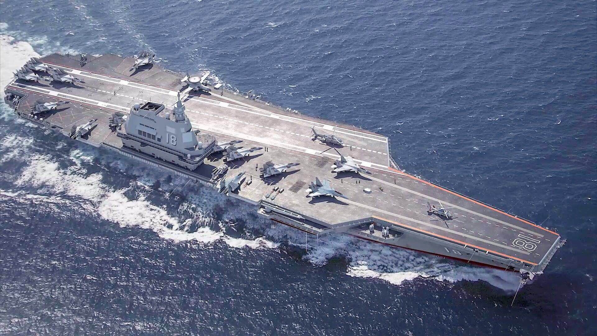 "三胎"来了!003航母福建舰终于下水,将颠覆西太海上力量格局