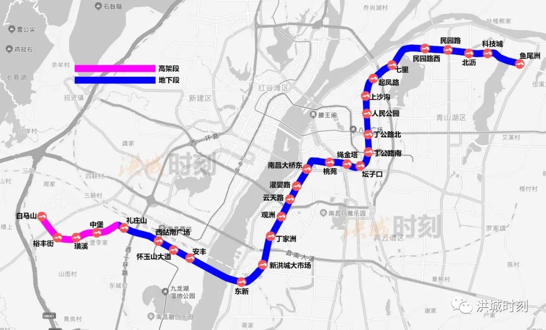 南昌地铁四号线路图图片