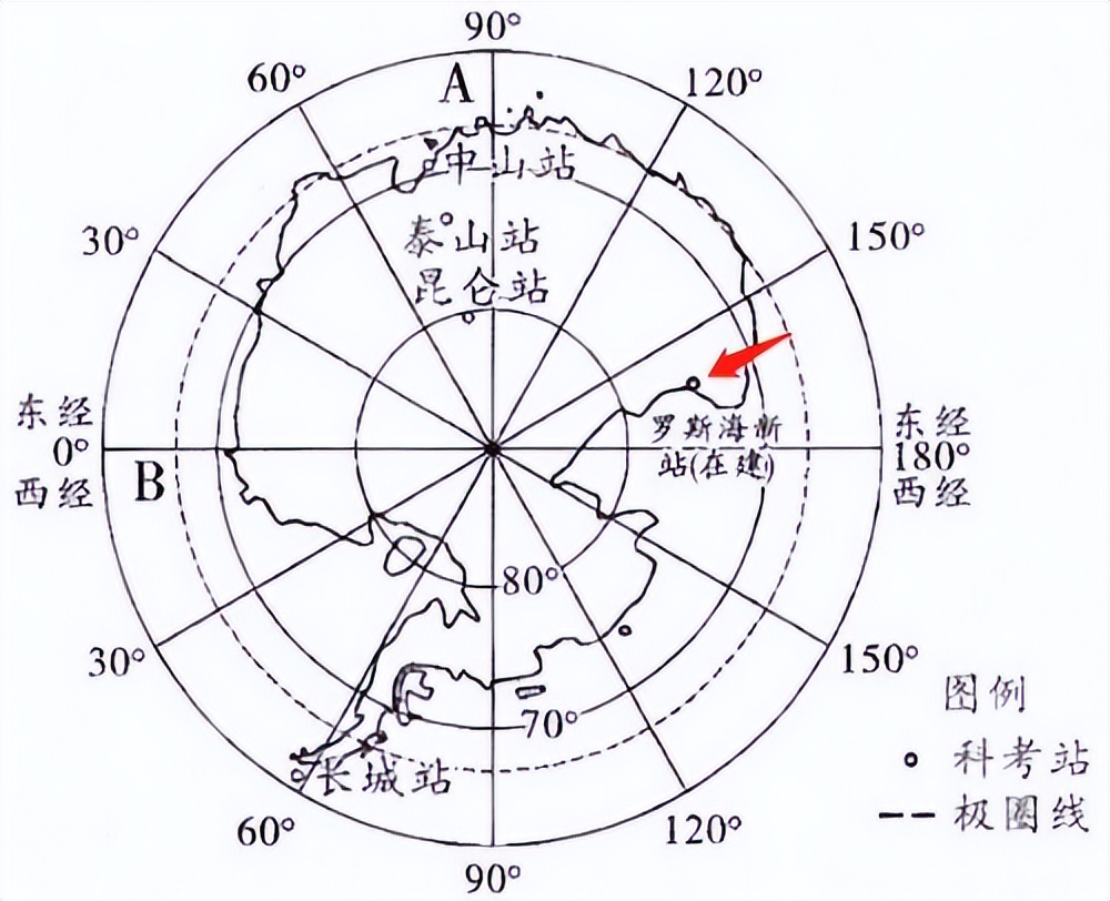 各国南极科考站分布图图片