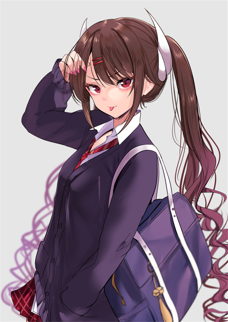 p站美图推荐——吐舌特辑(一)