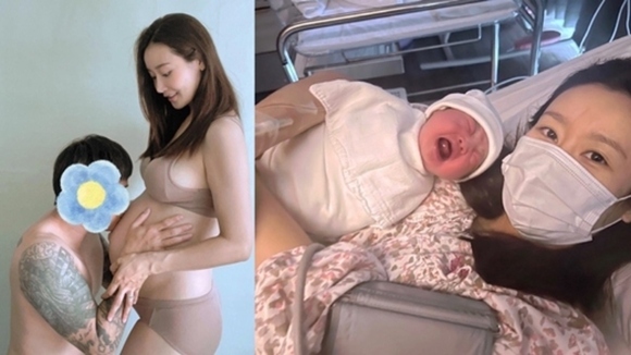 CRAYONPOP君美生下二胎 并公开了抱着婴儿的照片