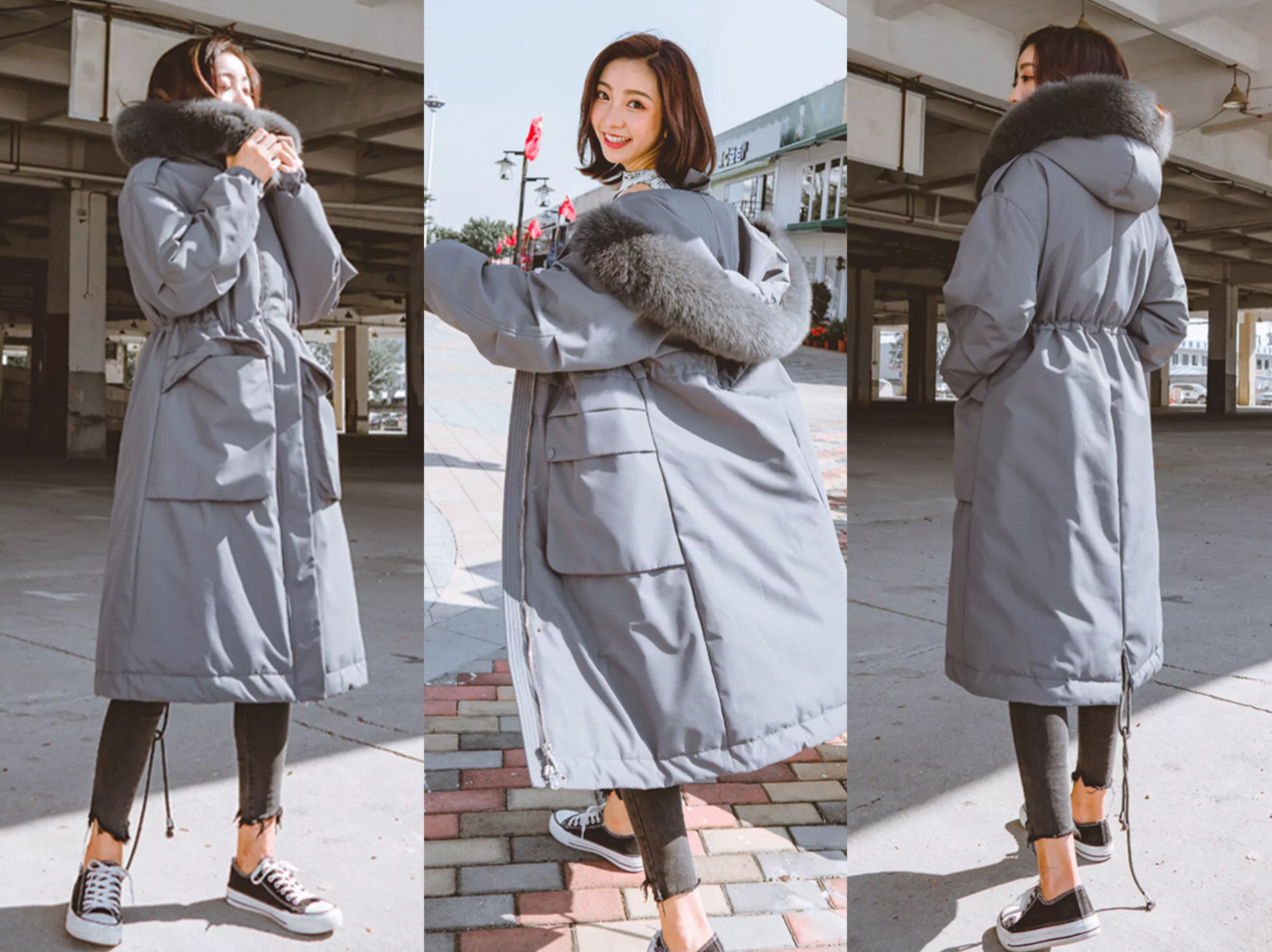 最近火了一种外套,它叫"派克服",搭上靴子,美得很高级