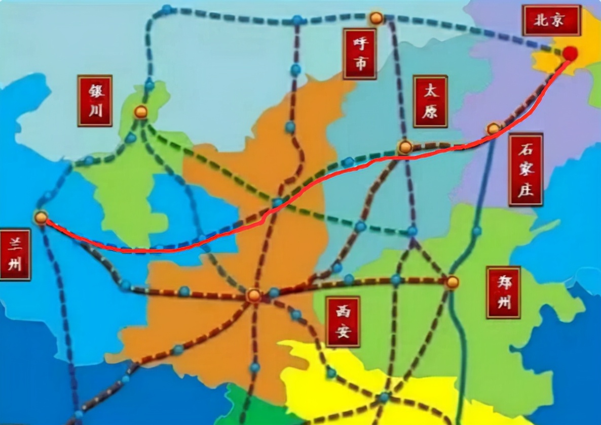 京兰铁路线路图图片