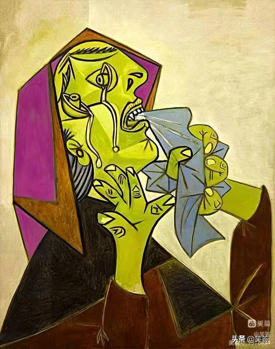 毕加索,哭泣的女人