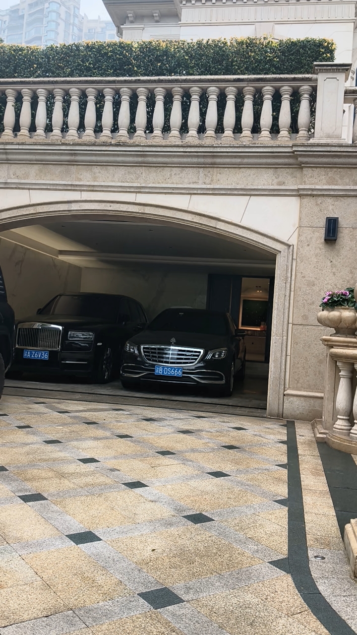 豪宅别墅车库的车库门到底长啥样?