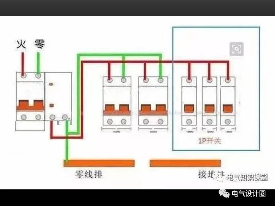 家居开关总闸接线图图片