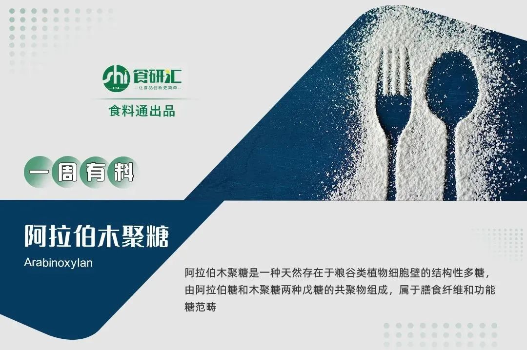 一周有料|阿拉伯木聚糖,还在审批中的这一功能糖有何特点?