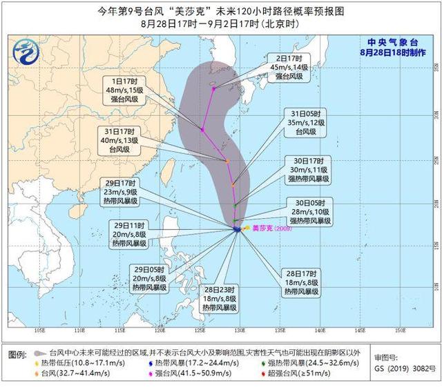 热点|今年第9号台风美莎克生成，预计最强可达强台风级，请收好这份防护指南！