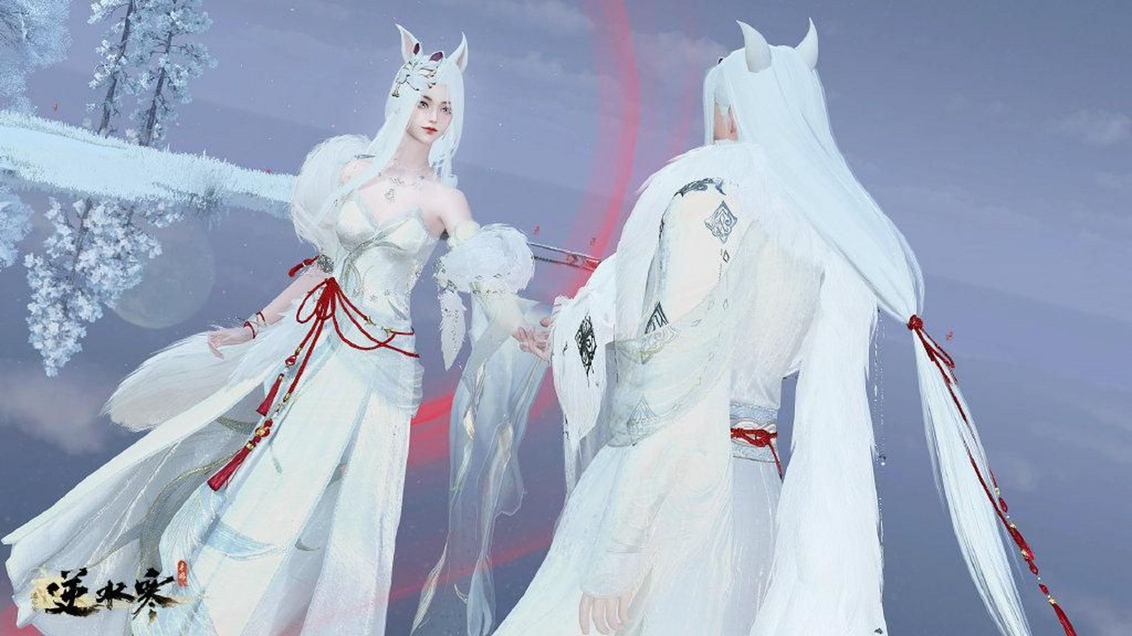 逆水寒手游七夕时装真的不是白狐本狐吗?