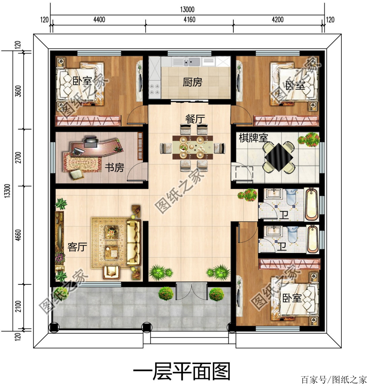 150平米農村房屋設計圖,農村生活就該這樣蓋