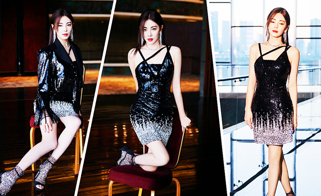 回归舞台的张雨绮,唱跳solo《独一无二》,黑衣造型动感十足