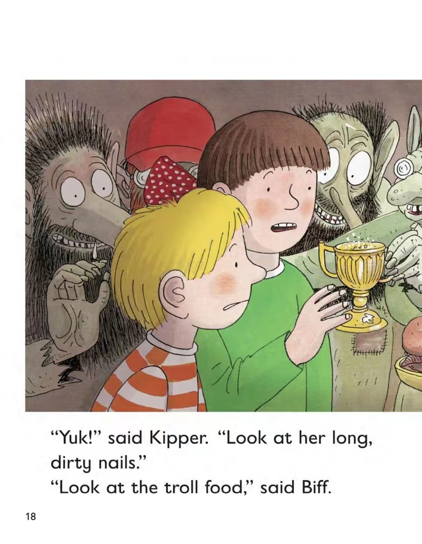 跟孩子一起读绘本《kipper and the trolls》