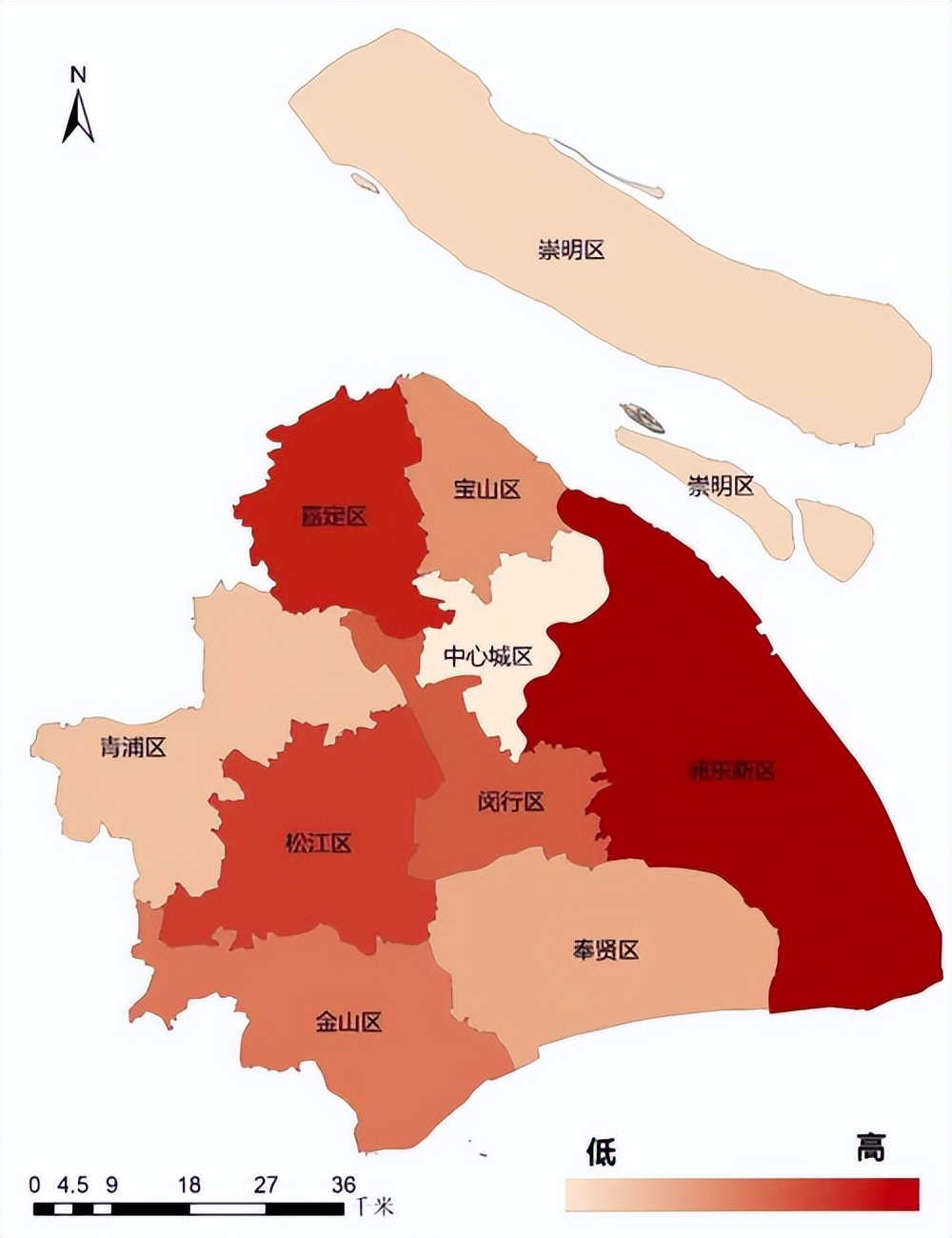 上海各区划分图图片