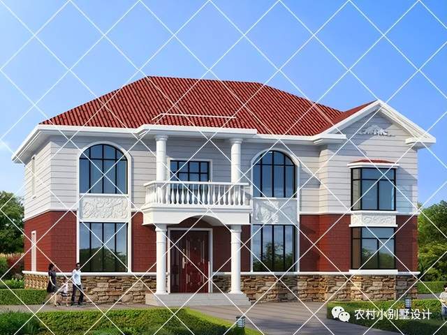 造价30万的二层农村别墅,30套好看到爆别墅,心动的就回家建一栋