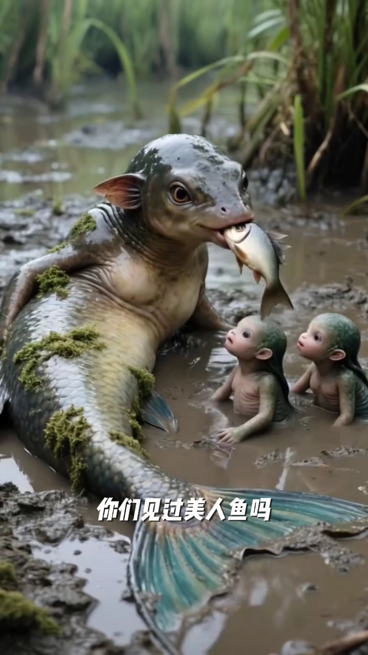 美人鱼在吃鱼了