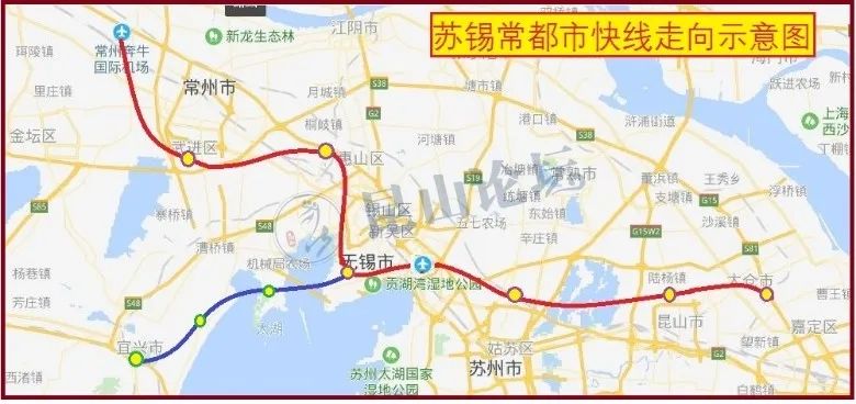 网曝苏州全域城际铁路规划图!