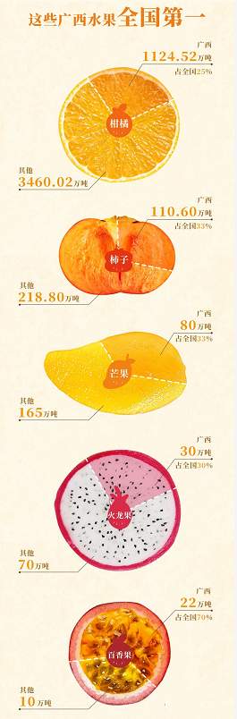 广西水果产地分布图图片