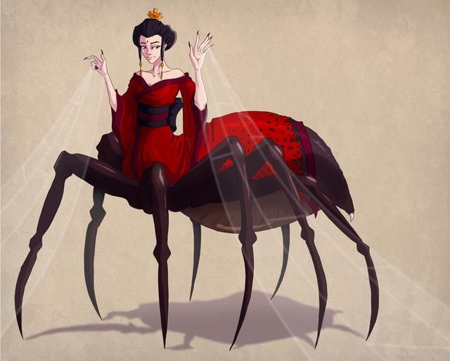 日本也有蜘蛛精,白天美女晚上吃人的百鬼妖怪