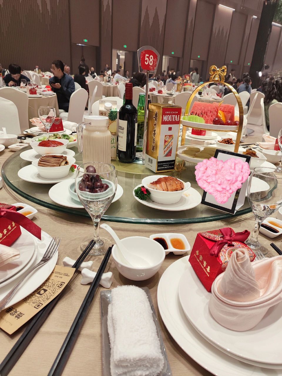 参加婚宴～宁波 祝新人新婚快乐,百年好合!