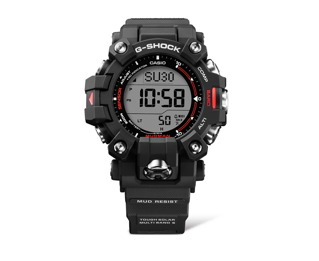 g-shock mudman gw-9500 双层液晶显示屏防震手表推出
