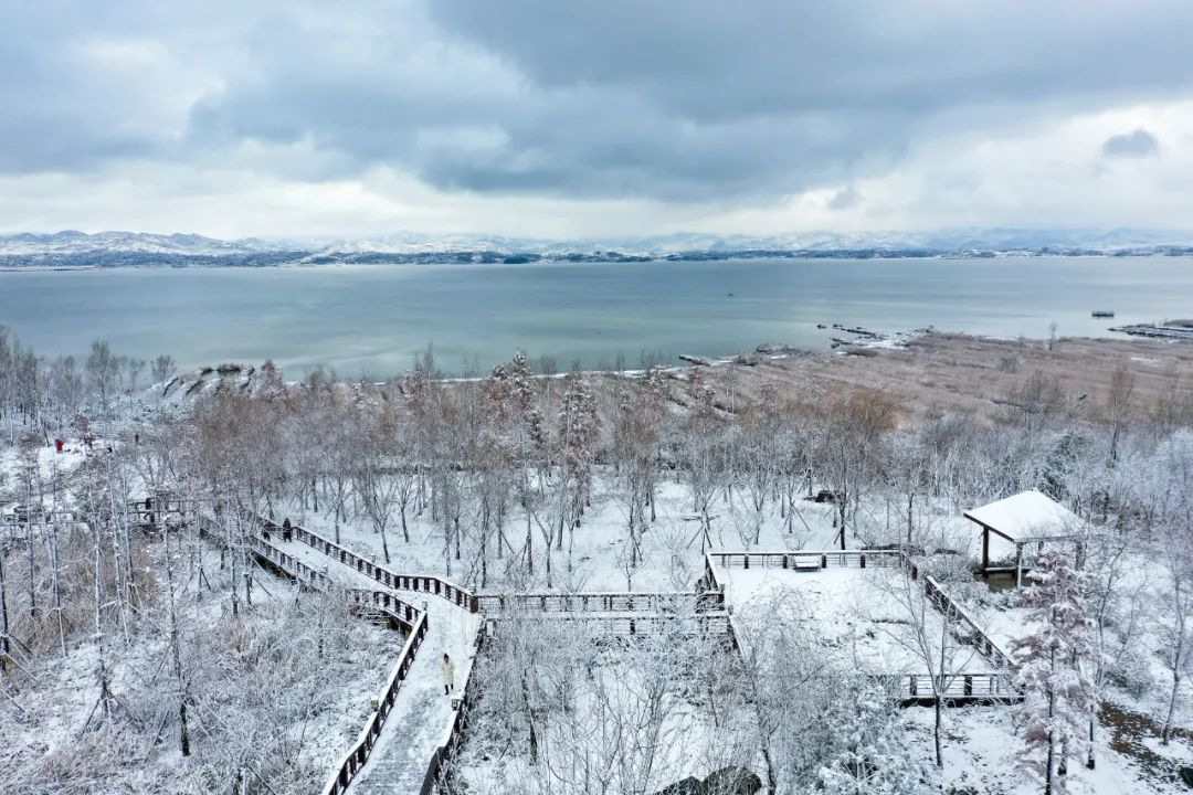 天气预报没有"放鸽子",威宁下雪了!