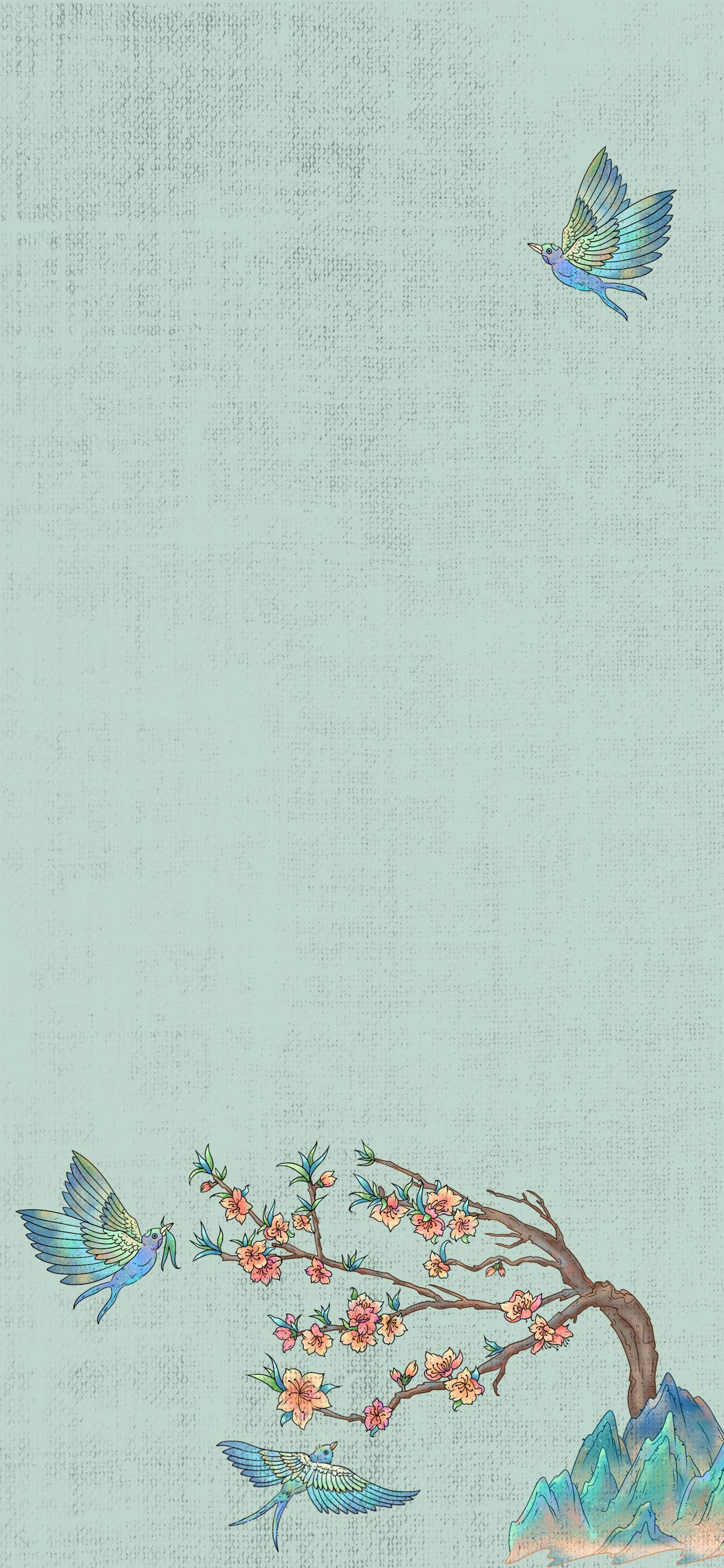 水墨壁纸,不嗔不怒不争,独善其身