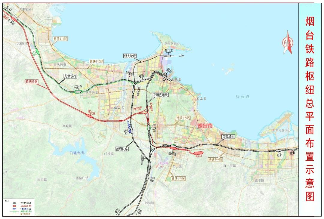 潍烟高铁福山路线图图片