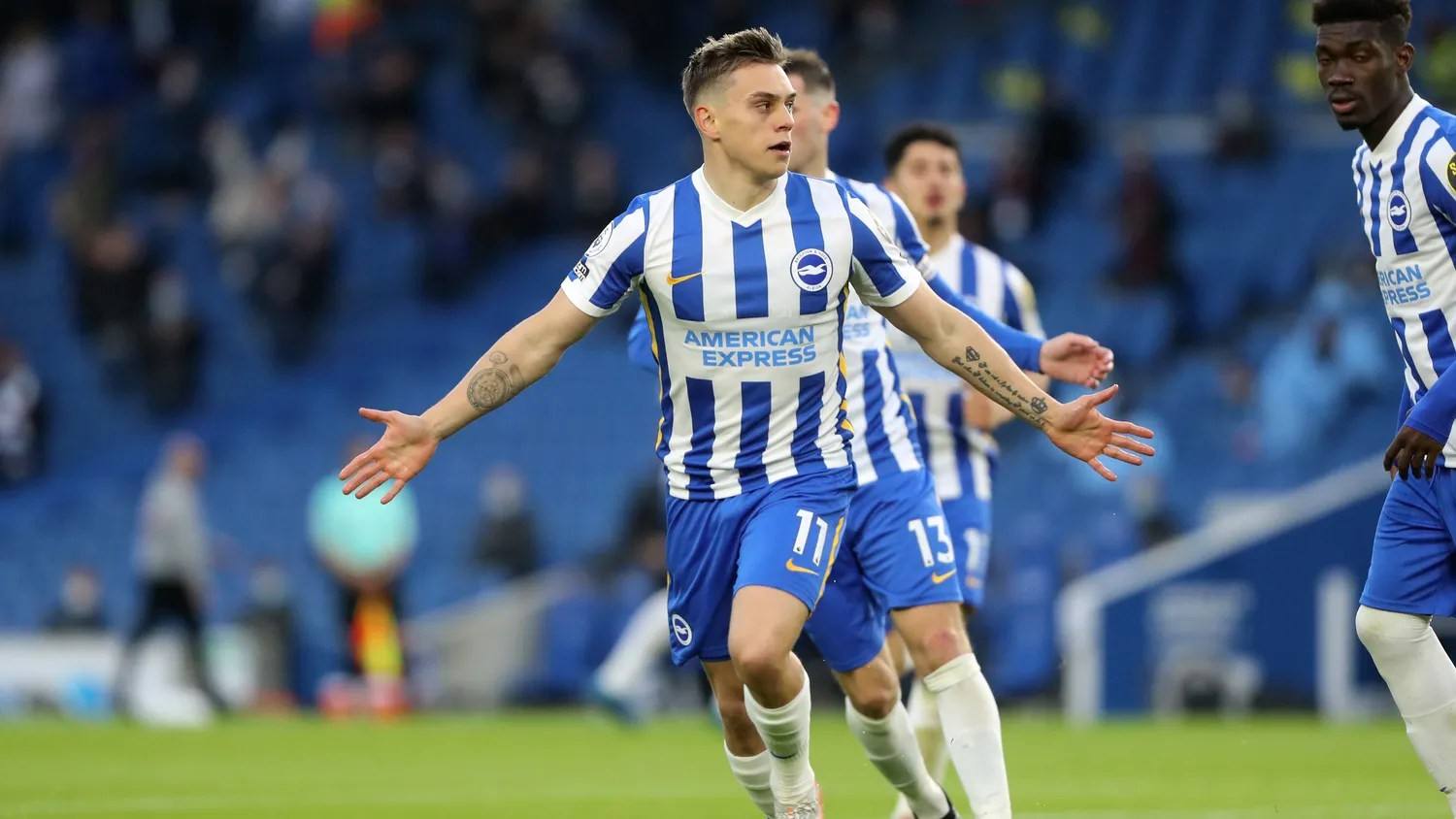 指数上来看,布莱顿最近2场比赛没有赢盘,球队盘路走势不佳.