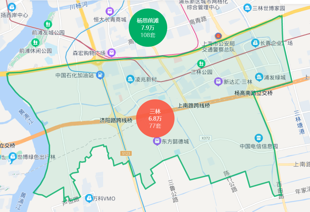 生活要素最均衡的板块!曾"孕育"出杨思前滩!