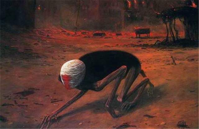 地狱是什么样?画家心脏骤停10分钟,醒后凭回忆画出地狱的场景