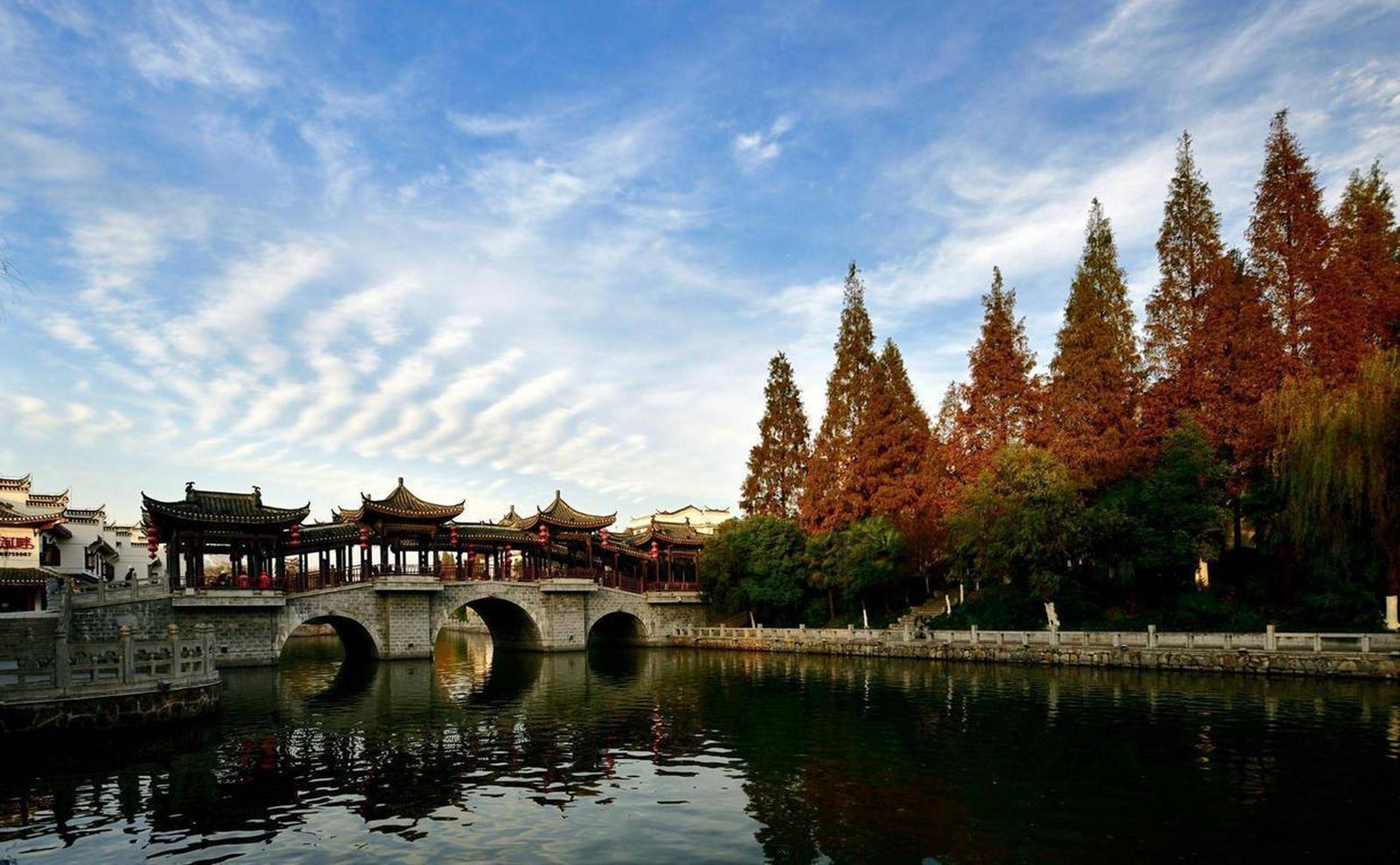 金秋图文动态创作节# 三河古镇位于安徽合肥市肥西县,庐江县,舒城县