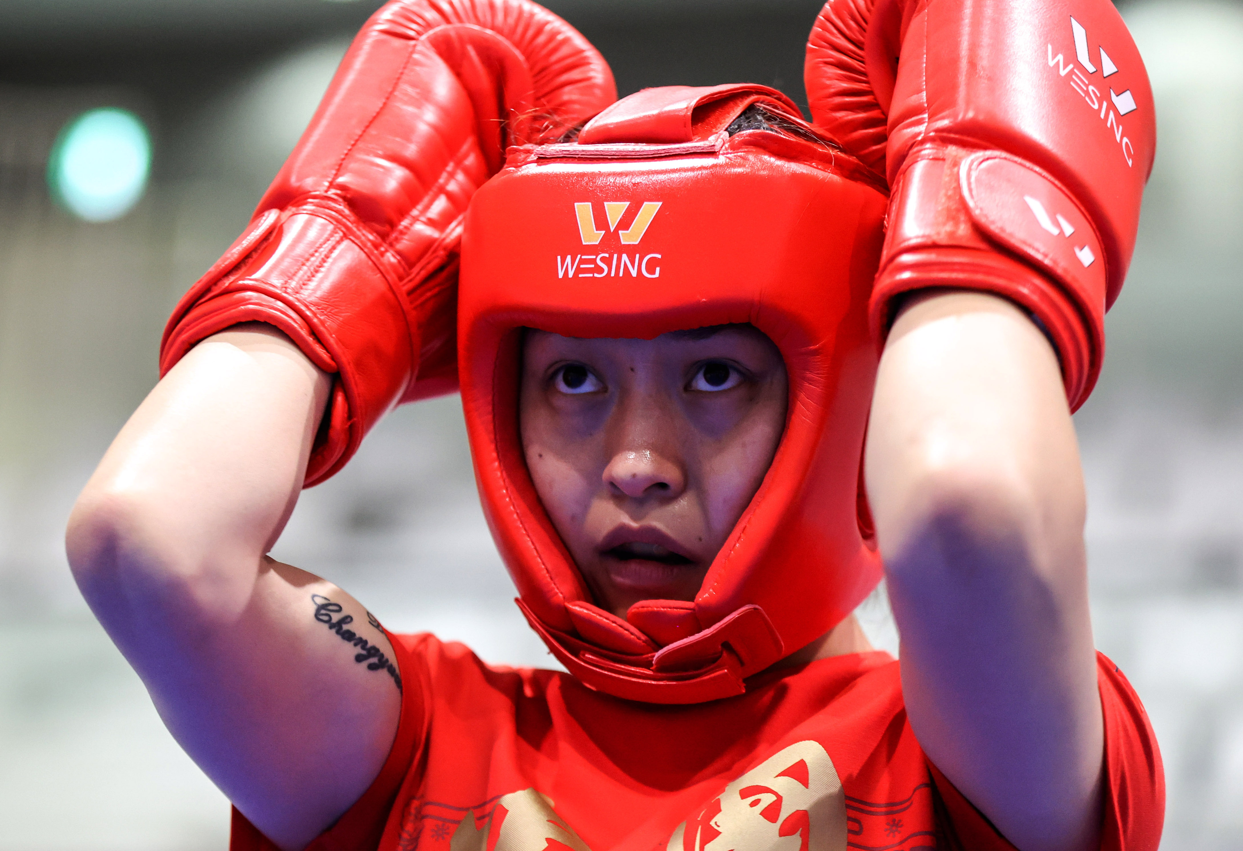 拳击——中国队赛前训练