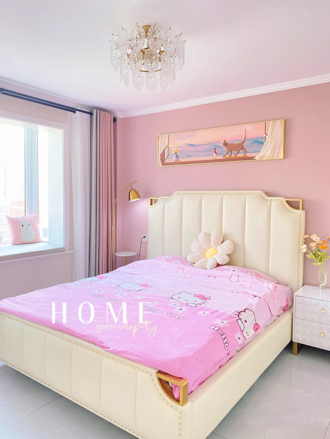 她家106平米,装修不豪华,却很干净温馨,满满的烟火气,好舒服