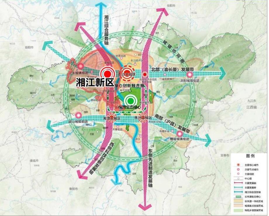 湘江新区最新规划图图片