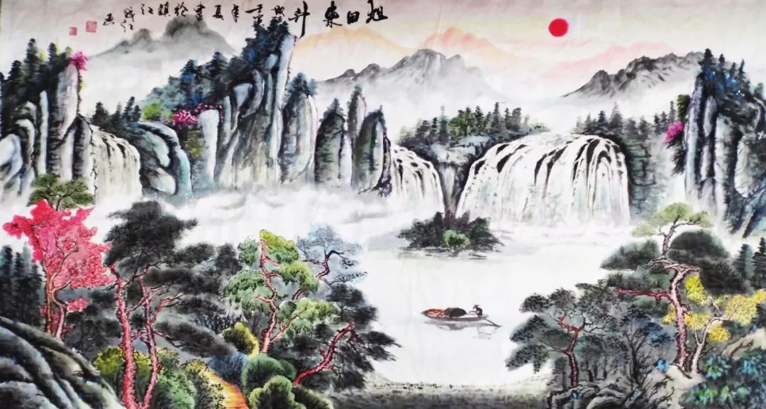 "国宴国酒 艺术茅台"——中国书画名家周成江