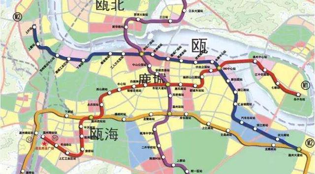 温州轨道交通m2线线路走向